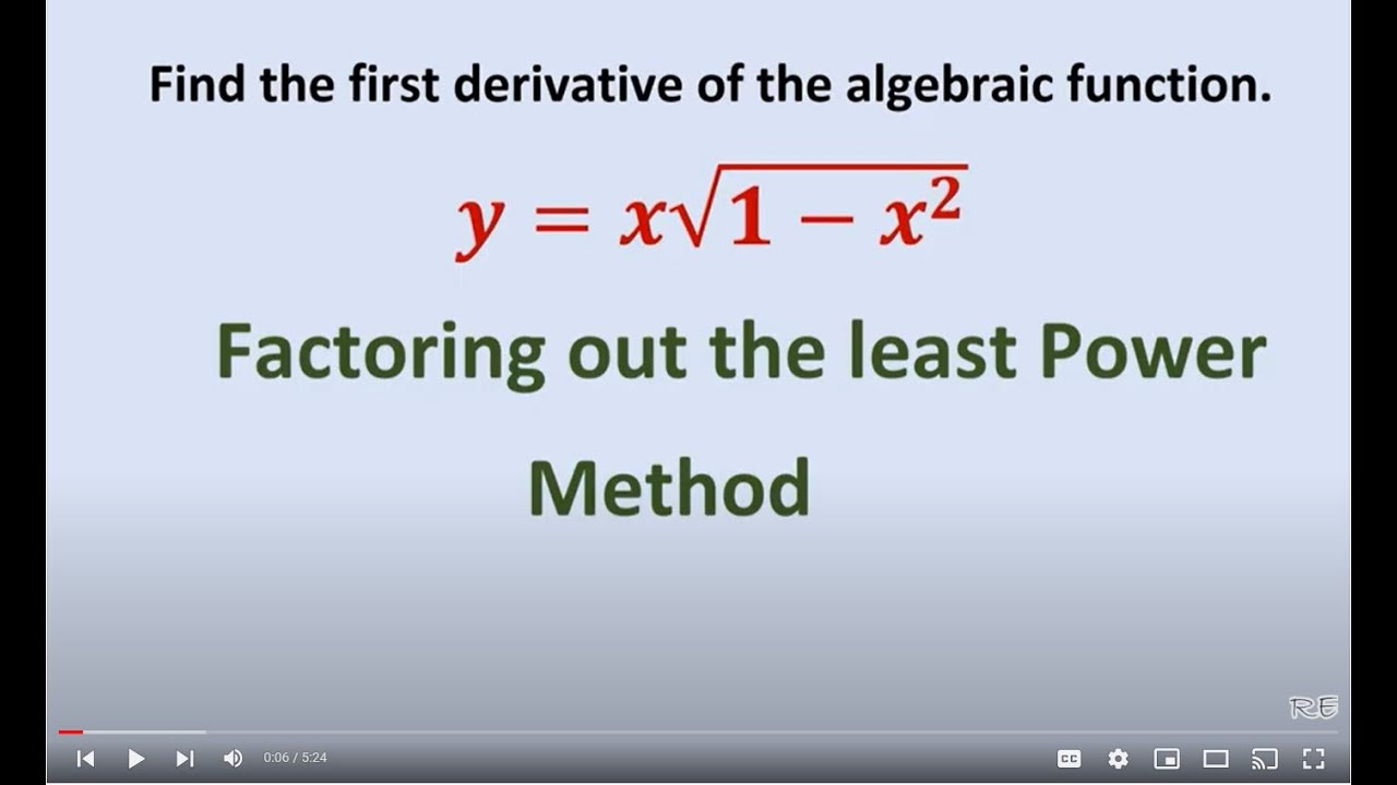 How To Factor Out Least Powers Factoring Out The Least Power Chain