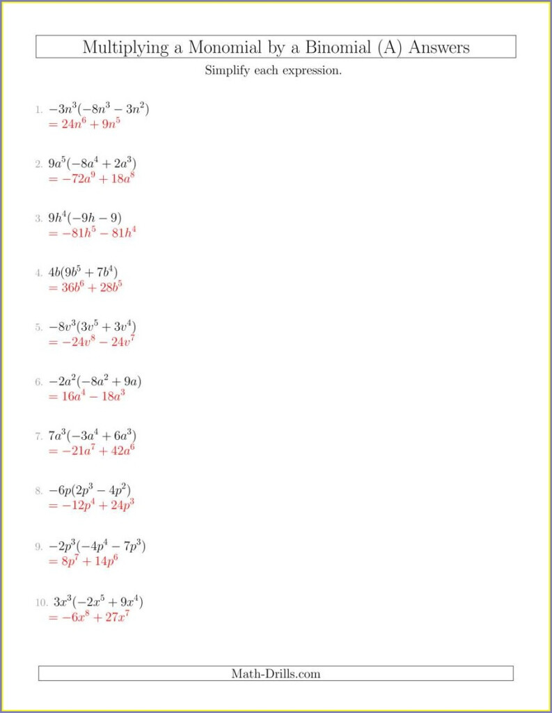 Multiplying Polynomials Word Problems Worksheet Pdf Worksheet Resume 