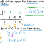 Question Video Factor Theorem With Synthetic Division Nagwa