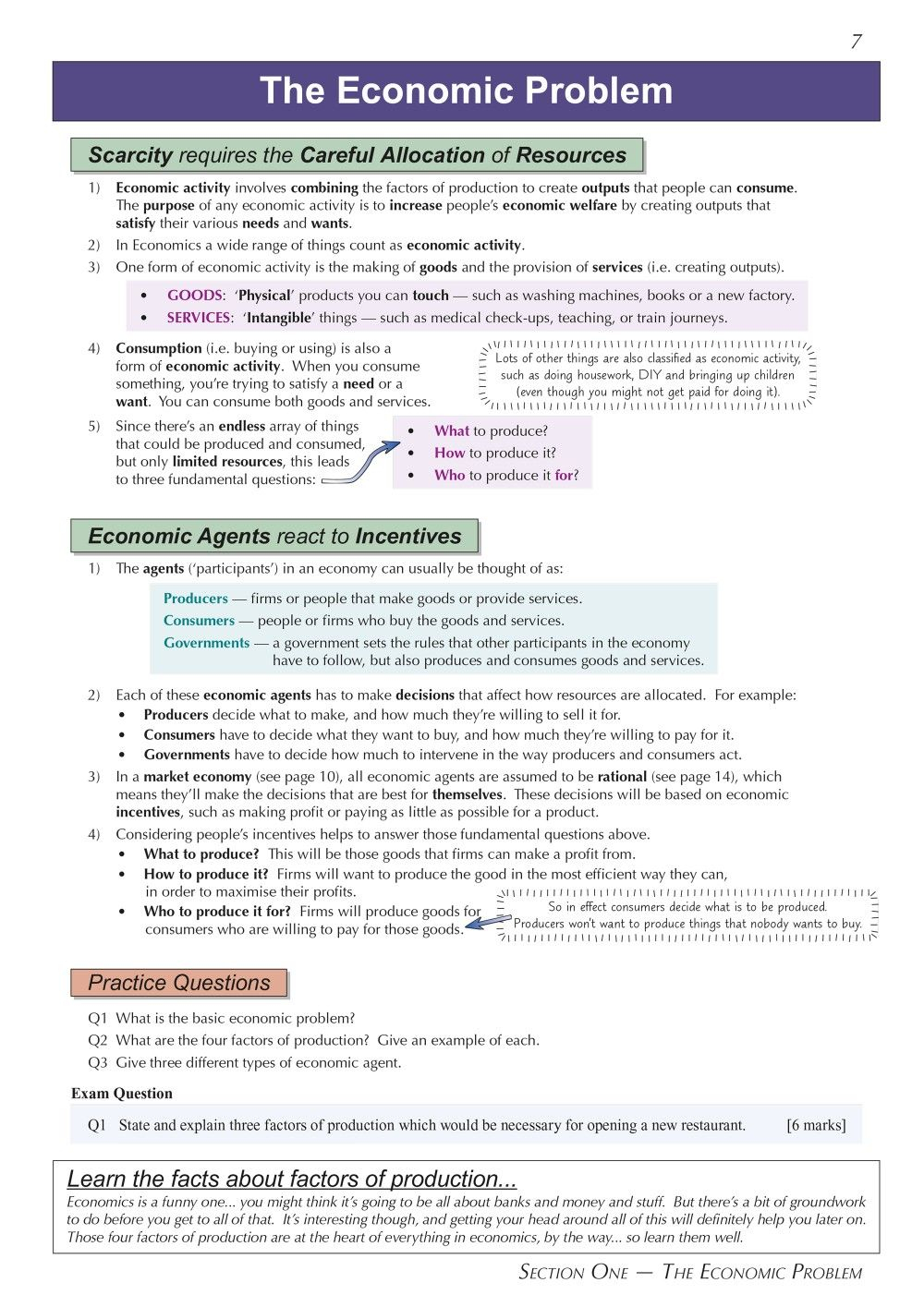  Scarcity Factors Of Production Worksheet Free Download Goodimg co