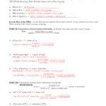 Unit 8 Worksheet 1 Mole Relationships Answer Key Kayra Excel