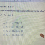 What Is The Complete Factorization Of The Polynomial Below X3 2x2