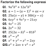 Worksheet Factorization Teacha